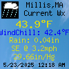 Current Weather Conditions in Millis, MA